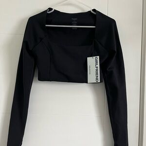 Girlfriend Collective Black Kinsey Top